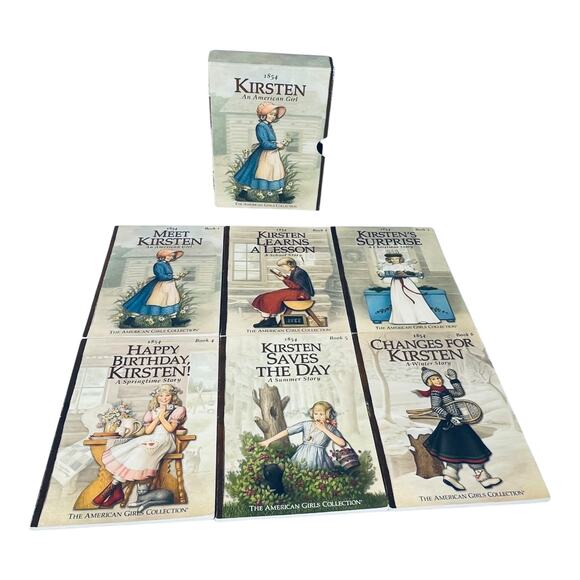 American Girl Pleasant Company 6 BOOK SET Kirsten 1854 Paperback Janet Shaw Book